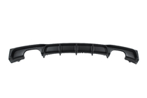 BMW 3 Series F30/F31 2012-2019 Rear bumper diffuser for dual double exhaust V2 (for M-Sport, ABS) photo 1