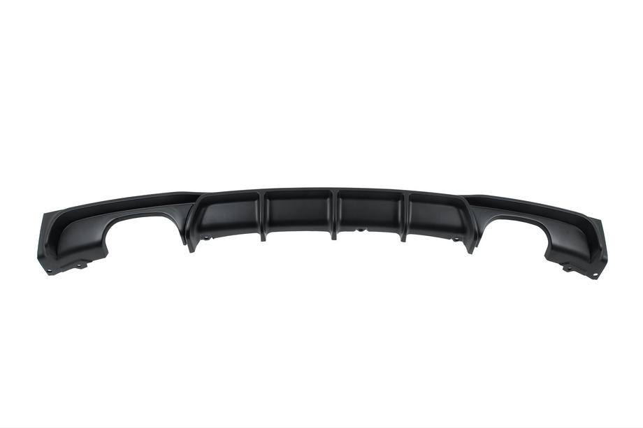 BMW 3 Series F30/F31 2012-2019 Rear bumper diffuser for dual double exhaust V2 (for M-Sport, ABS) Image