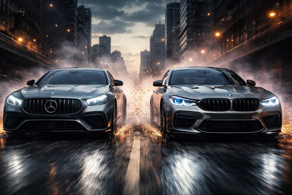 Mercedes vs BMW: Battle of the Titans