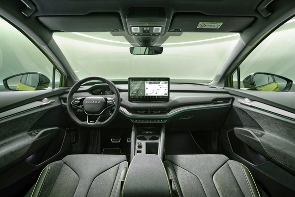Skoda Enyaq RS Review: sporty electric flagship after the 2025 facelift Photo 5