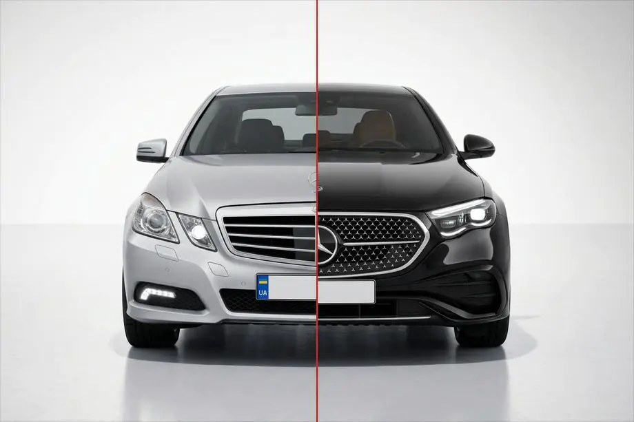 Mercedes E-class W212 2009-2016 Facelift kit for W214 AMG-Line Image