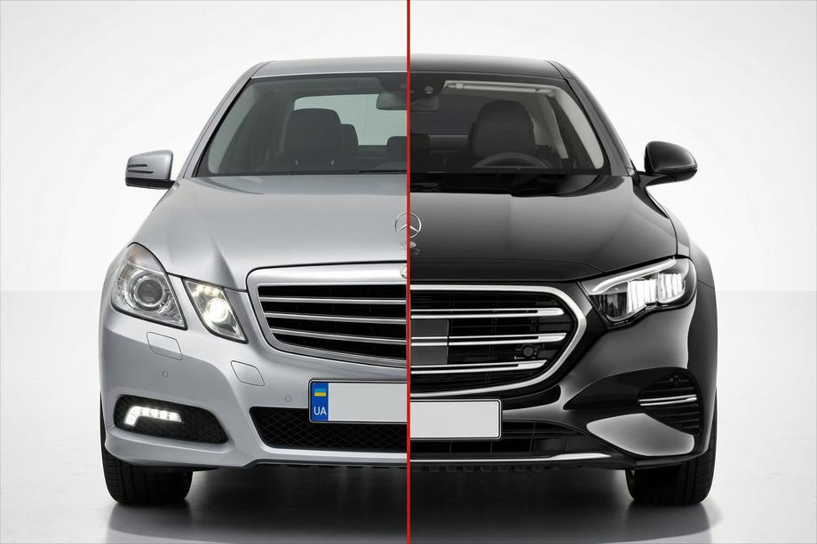 Mercedes E-class W212 2009-2016 Facelift kit for W214 Exclusive Image