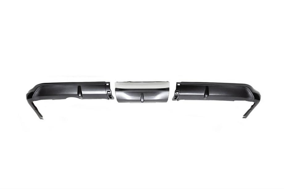 Lexus LX570/450d 2008-2022 Rear bumper diffuser 2012-2016 (F-Sport, paintable) Image