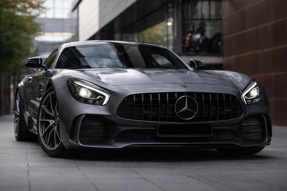Mercedes AMG GT C190/R190 2014-2022 Front grille GT Panamericana Black (2018+) Image