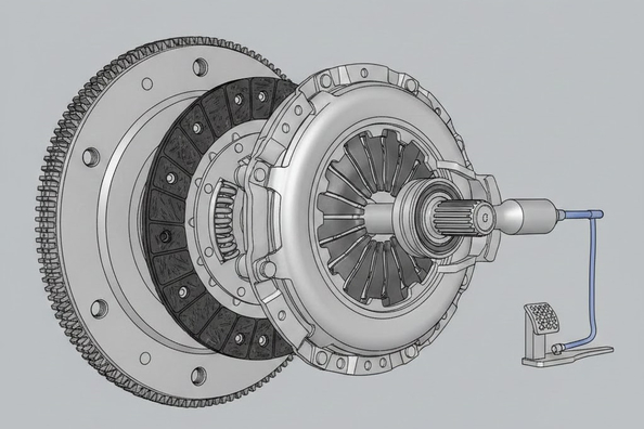 How Does a Car Clutch Work? A Simple, Easy-to-Understand Breakdown Photo 1