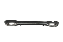 Mercedes E-class W213 2016-2023 Rear diffuser with AMG-Line Silver exhaust tips (for 2020-2024) photo 1