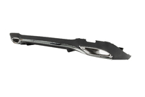 Mercedes E-class W213 2016-2023 Rear diffuser with AMG-Line Silver exhaust tips (for 2020-2024) photo 2