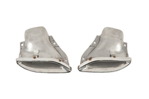 Mercedes E-class W213 2016-2023 Rear diffuser with AMG-Line Silver exhaust tips (for 2020-2024) photo 11