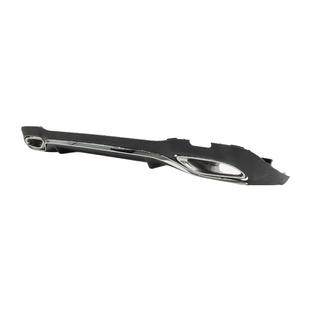 Rear diffuser with AMG-Line Silver exhaust tips (for 2020-2024) photo 2