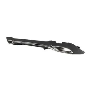 Rear diffuser with AMG-Line Silver exhaust tips (for 2020-2024) photo 2
