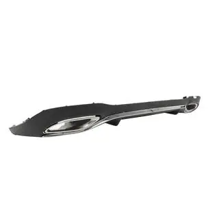 Rear diffuser with AMG-Line Silver exhaust tips (for 2020-2024) photo 3
