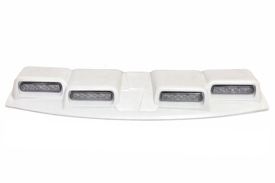 Toyota Land Cruiser Prado 250 2023- Windshield visor with LED (White) Photo 2