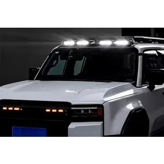 Windshield sun visor with LED (Black) Toyota Land Cruiser Prado 250 2023- photo 2