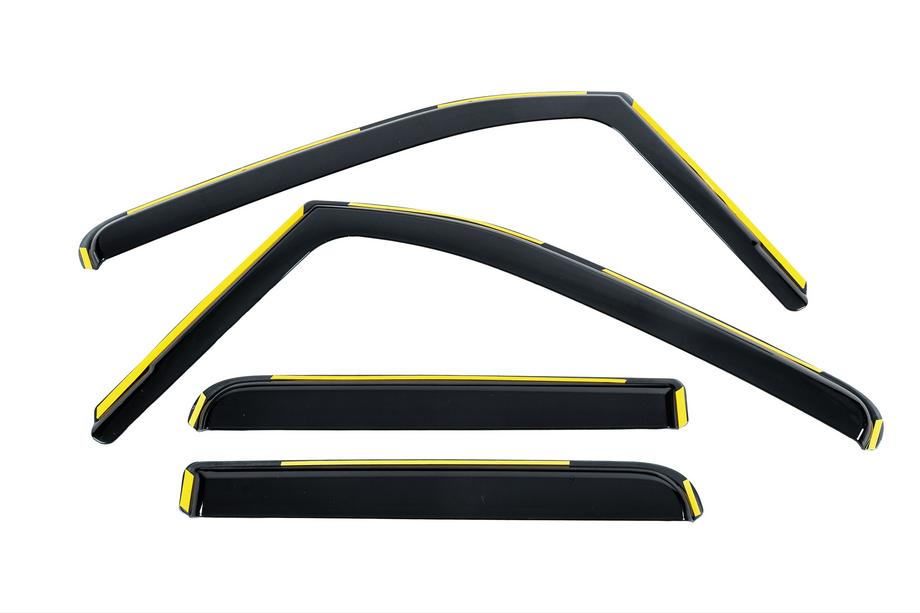 Peugeot Partner/Rifter 2019- In-Channel Wind Deflectors Niken Luxury (4 pcs) Image