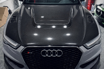 Audi A6 C7 2011-2017 Hood (2014-2017, Carbon Fiber) photo 1