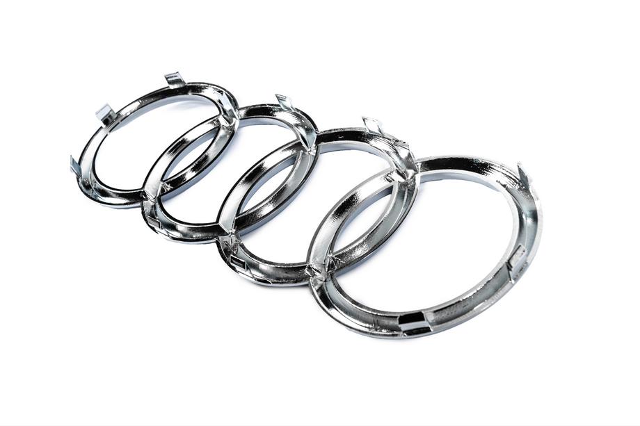 Audi Front Audi Emblem, Chrome (285 x 100 mm) Photo 5