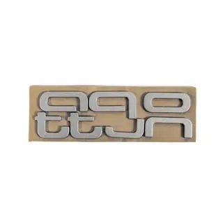 Quattro Grey Emblem Badge photo 2