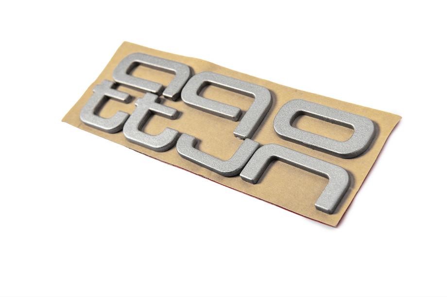 Audi Quattro Grey Emblem Badge Photo 3