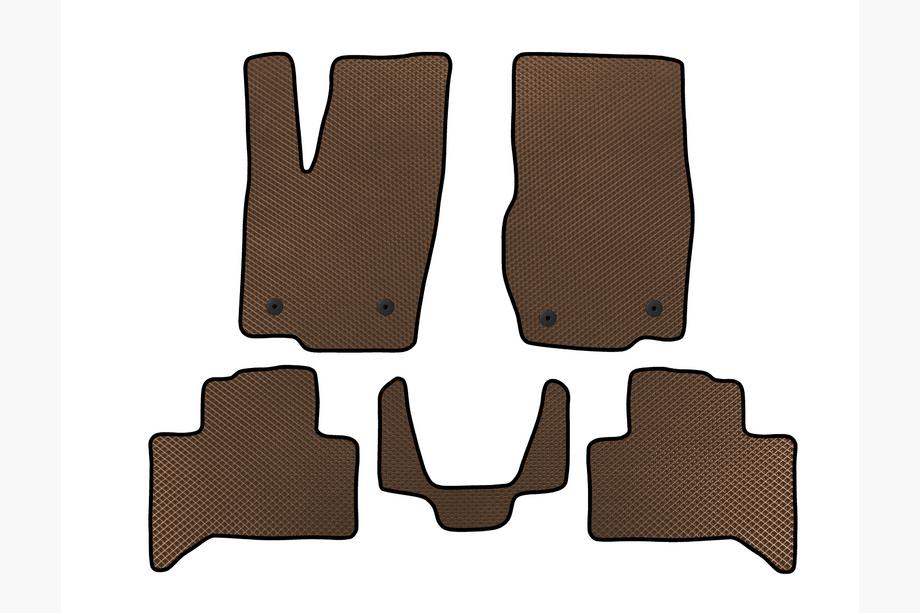 Lexus GX550 2023- EVA Floor Mats (Brown) Image