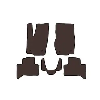 Rubber Floor Mats Carsuit (Brown)
