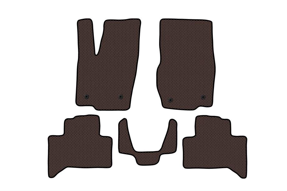 Toyota Land Cruiser Prado 250 2023- Rubber Floor Mats Carsuit (Brown) Image