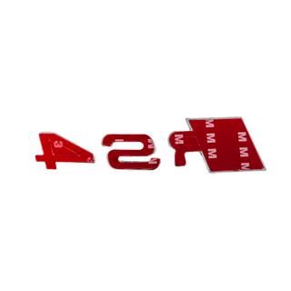 RS4 Lettering Badge photo 4