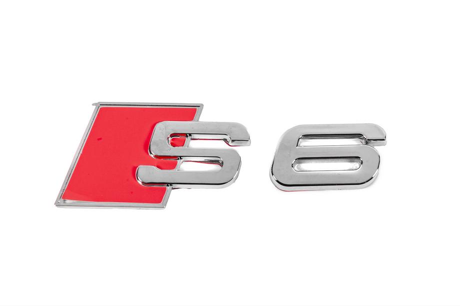 Audi S6 lettering badge Photo 1