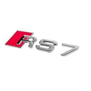 RS7 Lettering Emblem photo 2