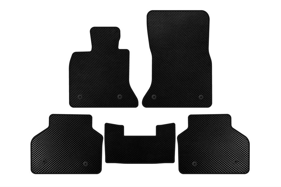 BMW 5 Series F07 2009–2017 EVA Floor Mats (Black) Image