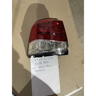 Clearance Rear tail light (2012-2015) outer left (fender-mounted) (cracked) Lexus LX570/450d 2008-2022 photo 4
