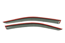 Volkswagen Passat B9 2023- Front window wind deflectors with chrome molding Niken Luxury (for SD/Variant, 2 pcs) photo 2