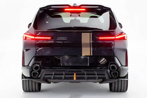 BMW XM G09 2022- Rear bumper diffuser AE (Carbon) photo 3