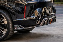 BMW XM G09 2022- Rear bumper diffuser AE (Carbon) photo 2