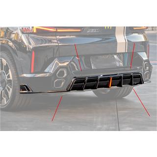 Rear bumper diffuser AE (Carbon) BMW XM G09 2022- photo 4