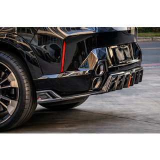 Rear bumper diffuser AE (Carbon) BMW XM G09 2022- photo 2
