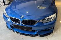 BMW 4 Series F32/F33/F36 2012-2020 Front bumper lip spoiler Lip EuroCap (for M-Sport, 2014-2017, gloss black) photo 2