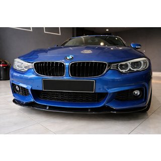 Front bumper lip spoiler Lip EuroCap (for M-Sport, 2014-2017, gloss black) photo 1