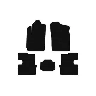 Rubber Floor Mats Carsuit (Black) photo 1