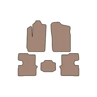 Rubber Floor Mats Carsuit (Beige) photo 1