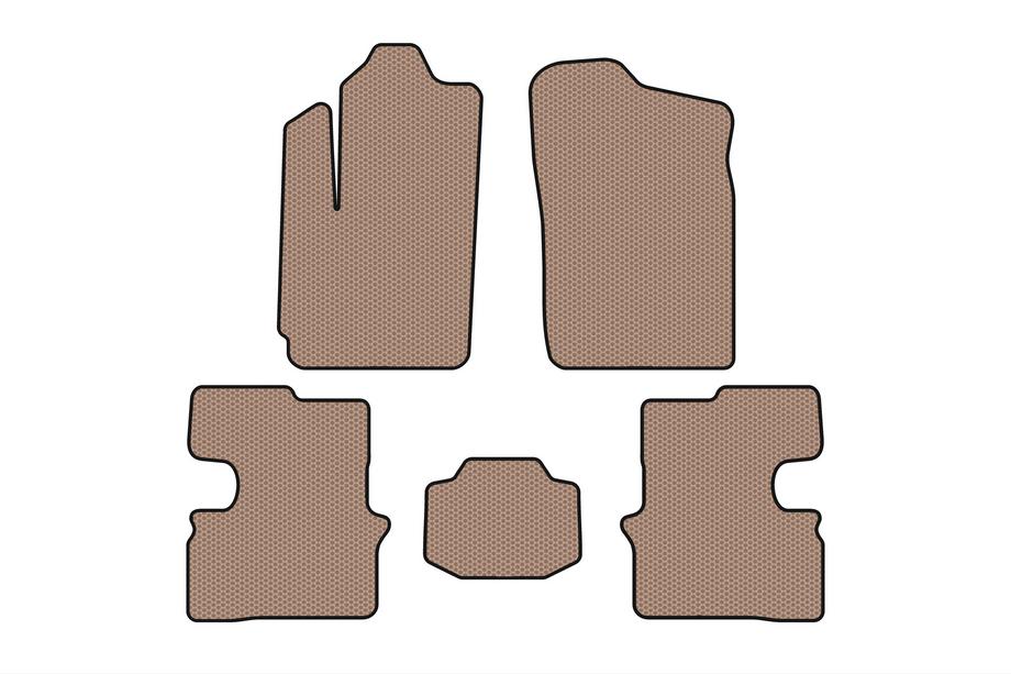 Chery M11 2008- Rubber Floor Mats Carsuit (Beige) Image