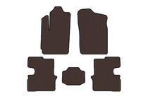 Chery M11 2008- Rubber Floor Mats Carsuit (Brown) photo 1