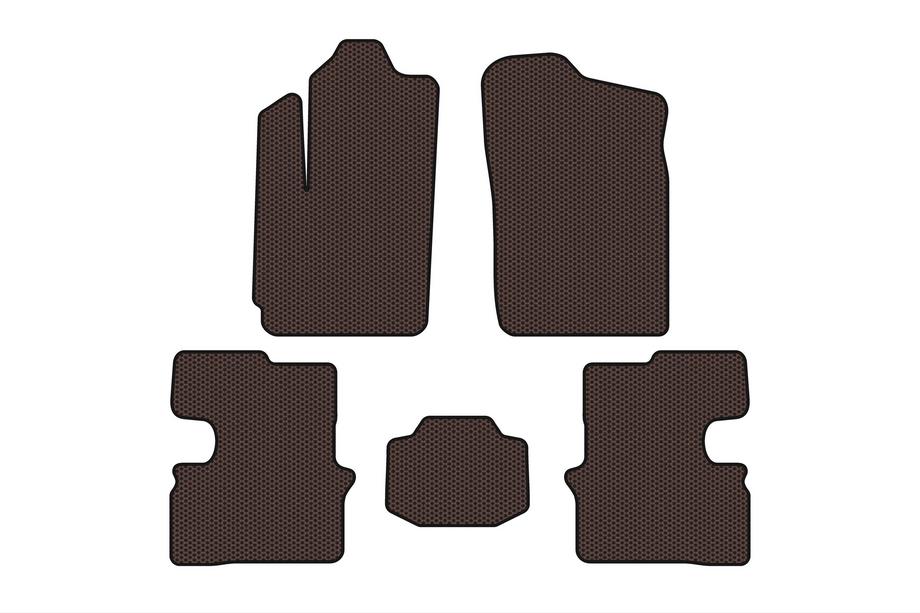 Chery M11 2008- Rubber Floor Mats Carsuit (Brown) Image