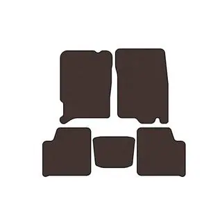 Rubber Floor Mats Carsuit (Brown) photo 1