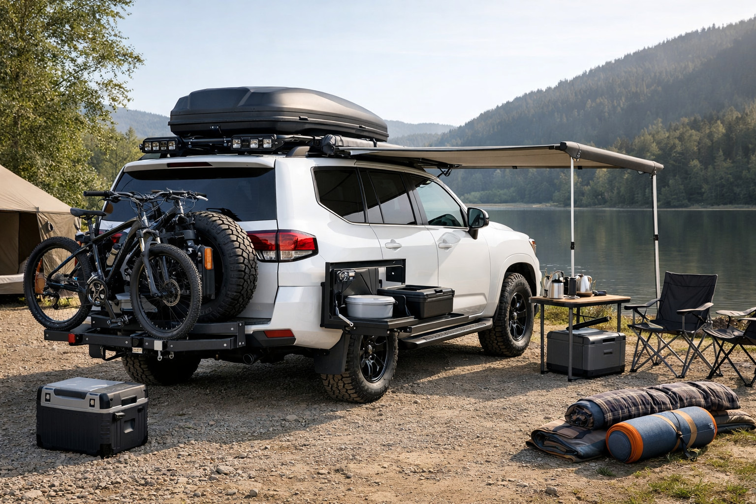 Upgrade package for Toyota Land Cruiser 300 for family trips