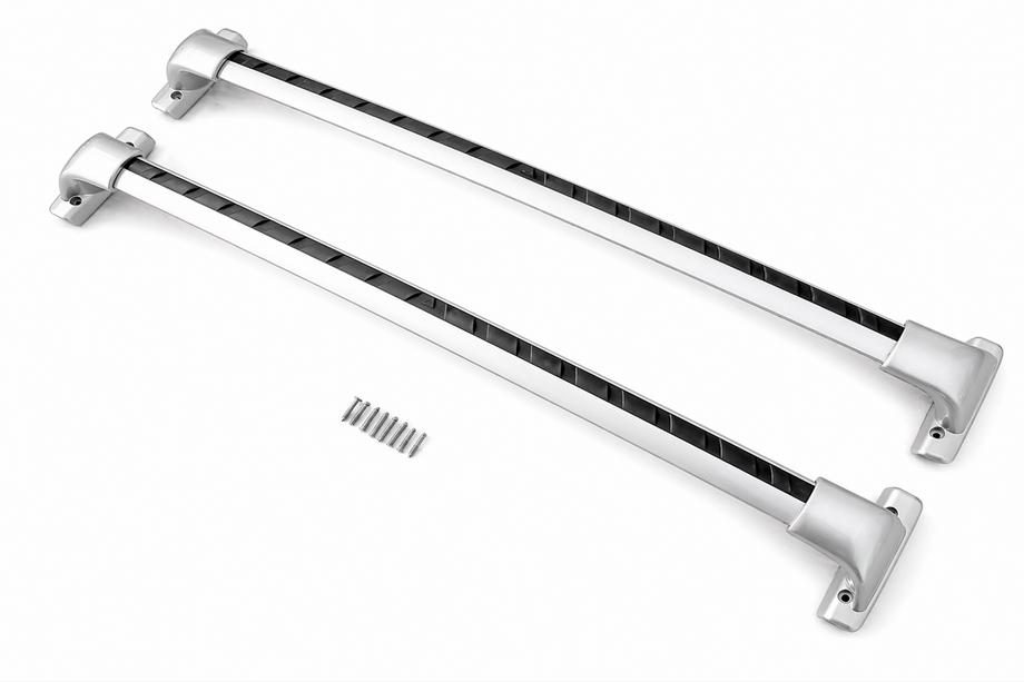 Infiniti QX60 2022- Roof rack cross bars for OEM roof rails (2 pcs) Black Photo 3