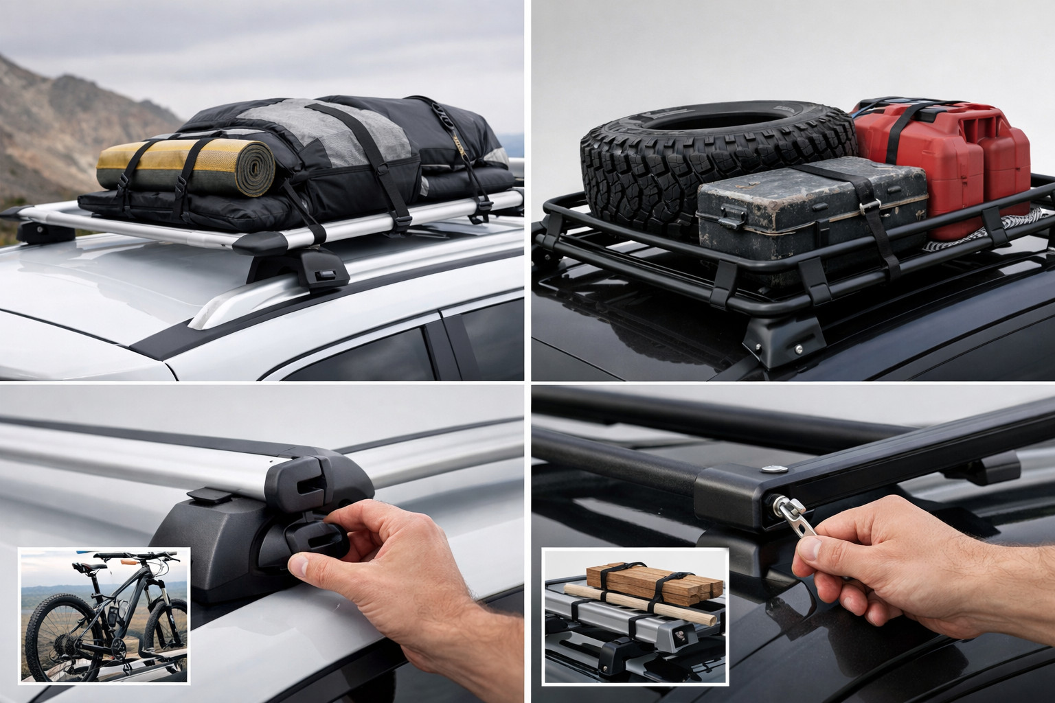 Aluminum or steel roof bars: which is tougher and more practical?