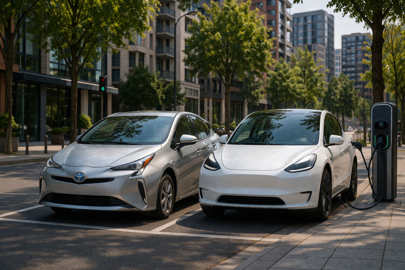 Hybrid or electric car: which is better for the city?