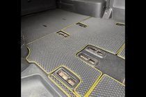 Volkswagen T5 2010-2015 EVA floor mats (short wheelbase, full cabin set, black) photo 4