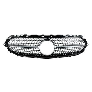 Front grille Diamond Silver (for Base, 2020-2023) Mercedes E-сlass W213 2016-2023 photo 1