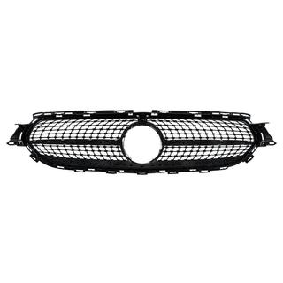 Front grille Diamond Silver (for Base, 2020-2023) Mercedes E-сlass W213 2016-2023 photo 4